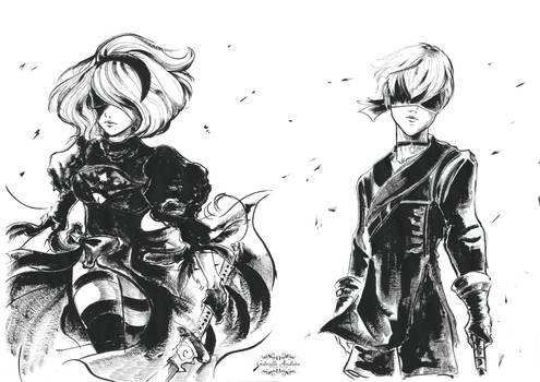 Nier Automata Ink