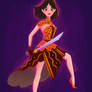 Mulan in her Nias inspired traditional clothing