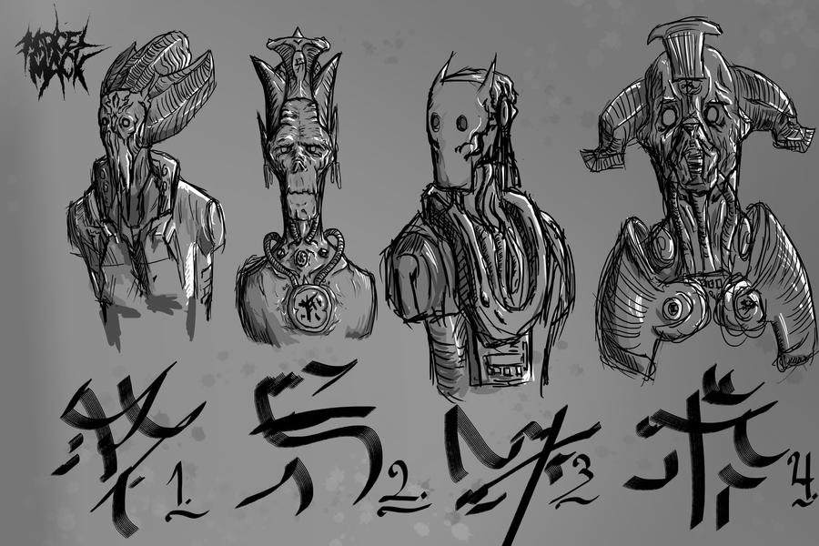 Alien Design by NoobDevil on DeviantArt