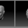 Head sculpt zbrush study (WIP)