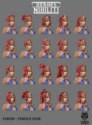 Heroes of Nihiliti - Farids Female Hair