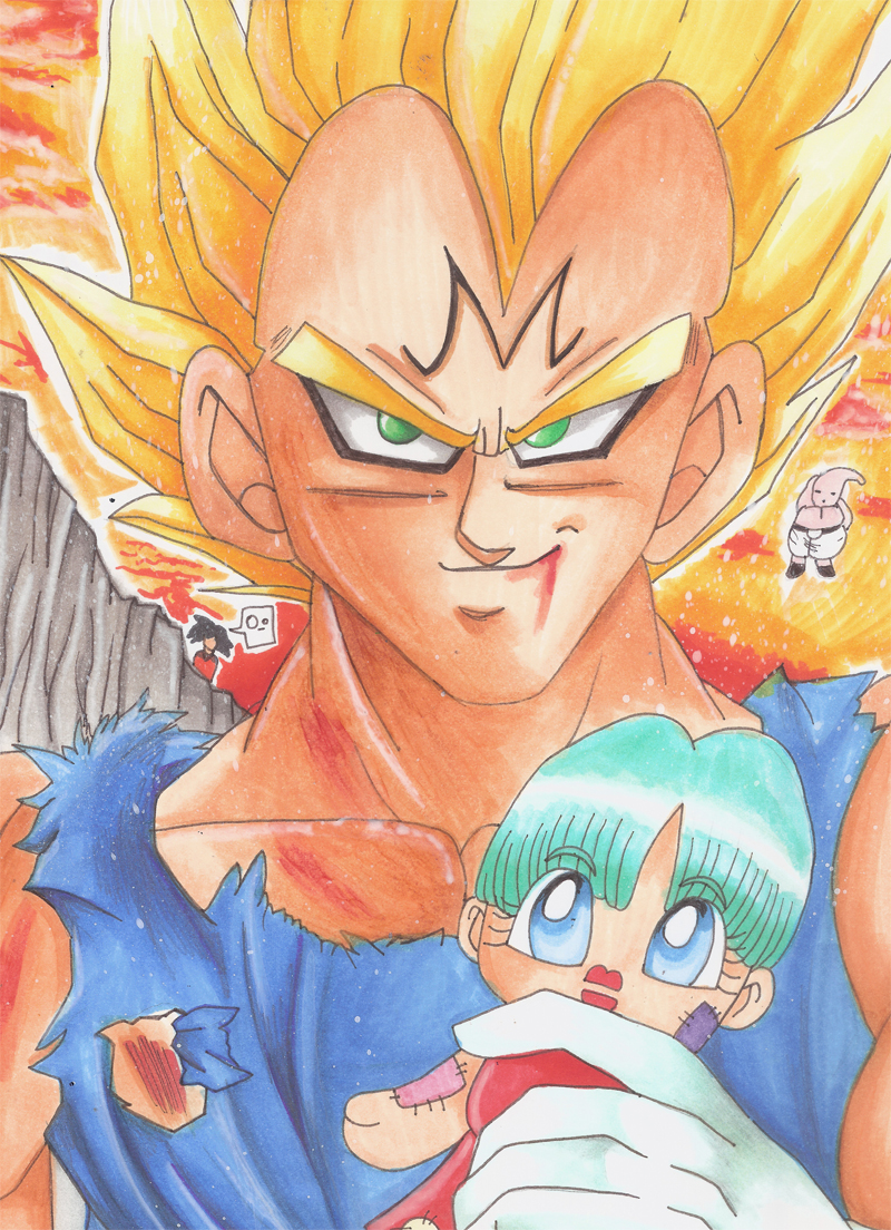 Majin Vegeta is more interessted in bulma