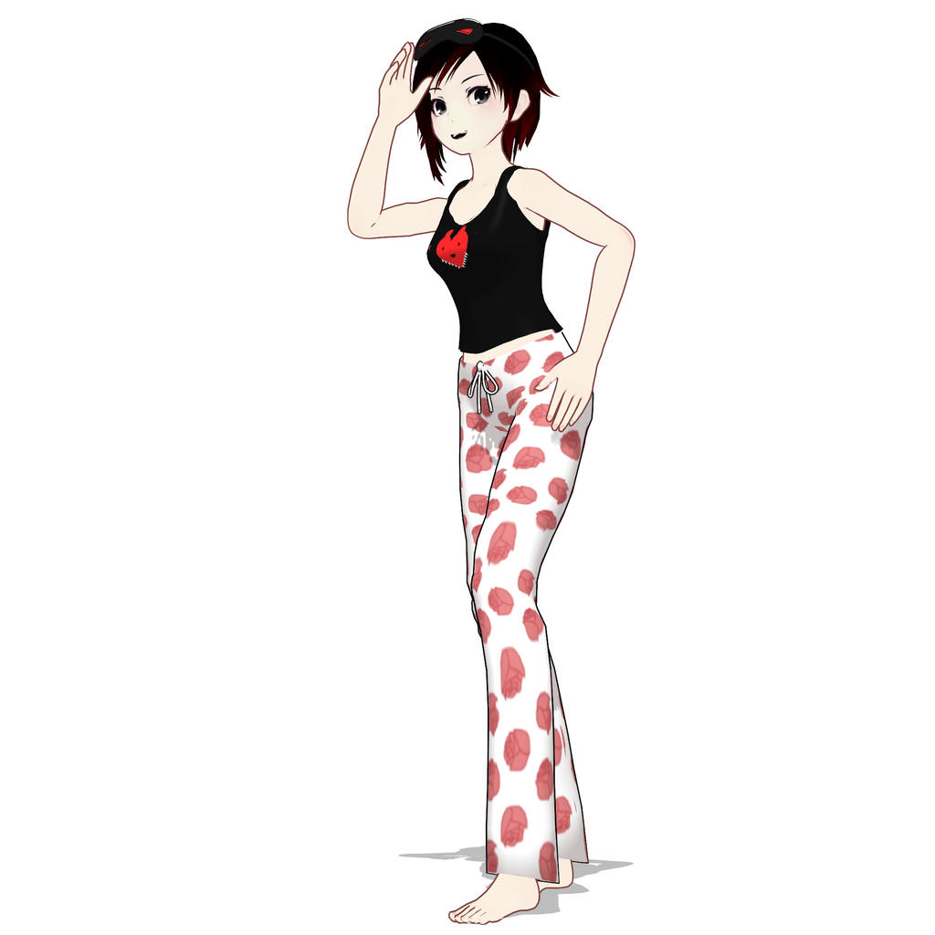 Pajamas Ruby Rose By Renaterumigod0 On Deviantart 