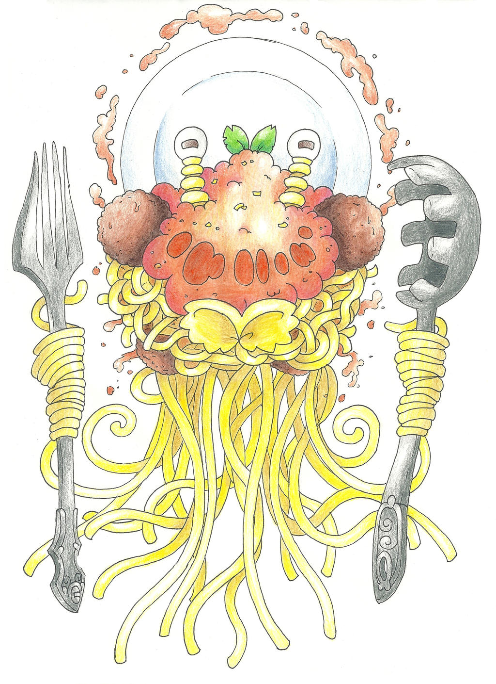 Flying Spaghetti Monster (April Fools'!)