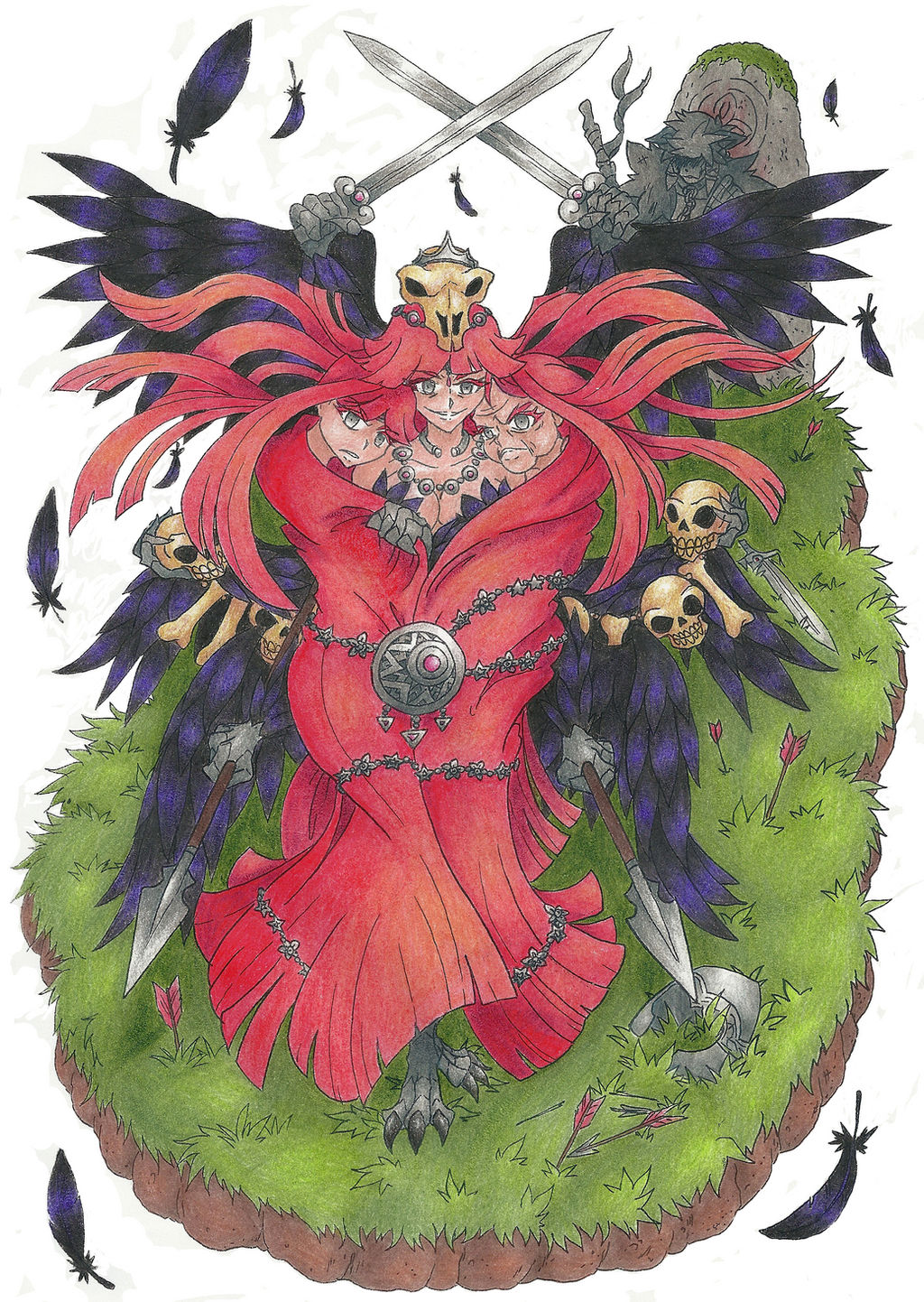 Morrigan's Runes Morrigan by AtmaFlare on DeviantArt