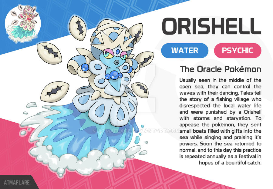 Orishell, the Oracle Fakemon by AtmaFlare on DeviantArt