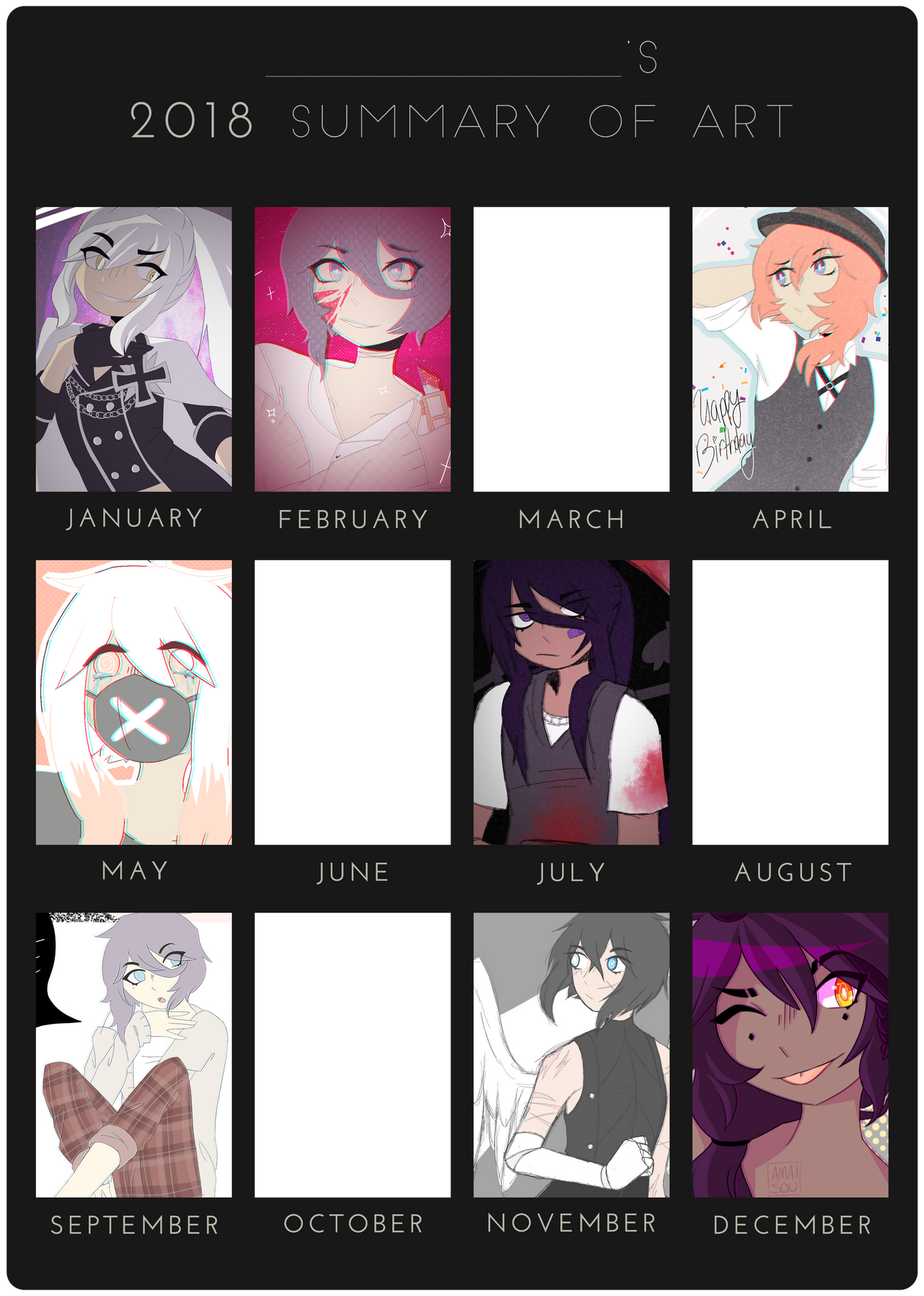 2018 art summary by amaisou