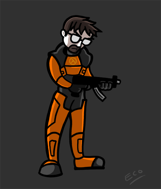 Gordon Freeman Deviantart Gordon Freeman by Atom95 on DeviantArt