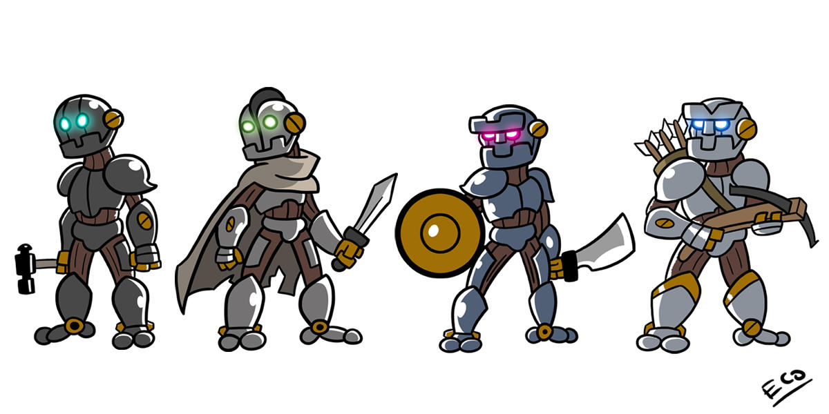 Warforged lineup by Atom95 on DeviantArt