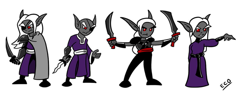 More Drow by Atom95 on DeviantArt