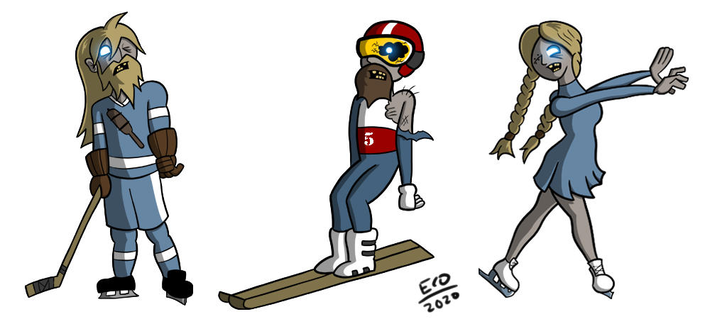 Zombie Olympians by Atom95 on DeviantArt