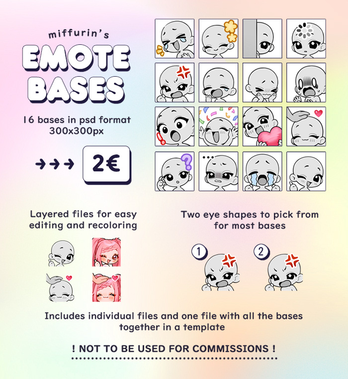 P2U Emote Base Pack by miffurin on DeviantArt