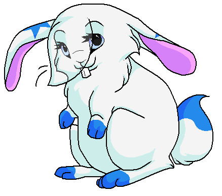 Blue bunny by luperescuerii on DeviantArt