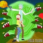 Rick and Morty by Cyber-murph