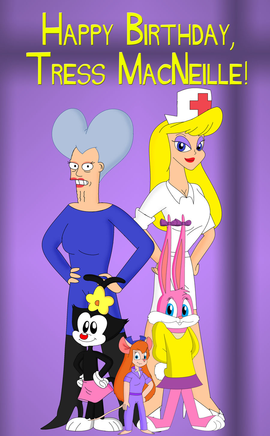 Happy Birthday, Tress MacNeille! by Cyber-murph on DeviantArt
