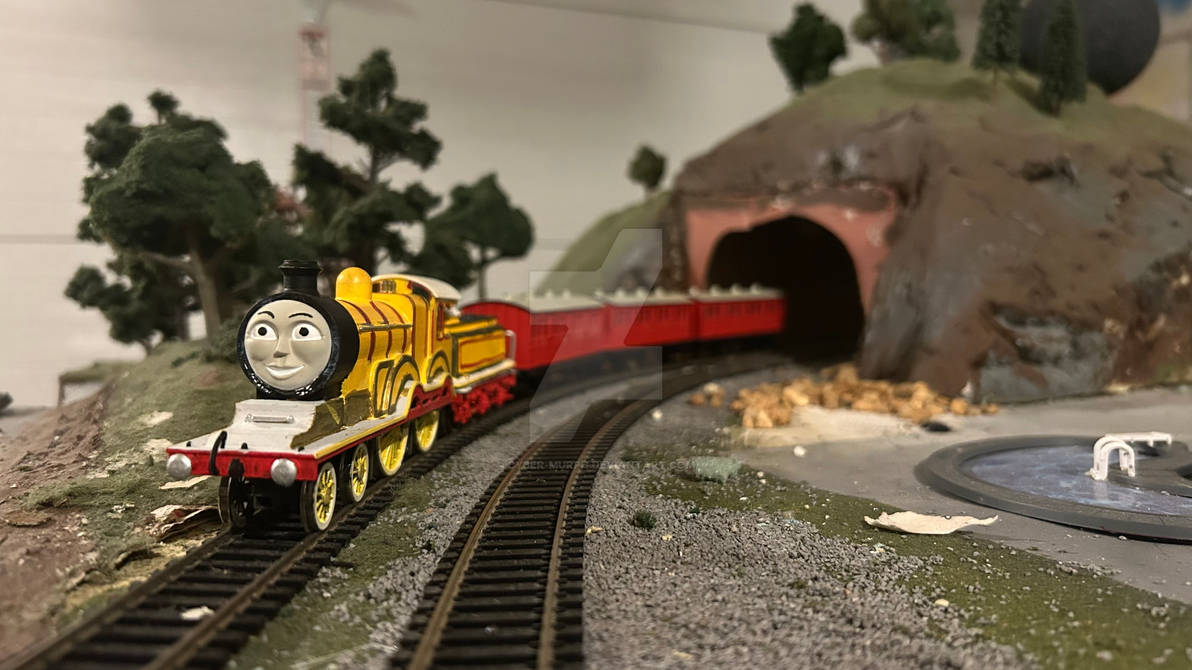 HO Scale Custom: Molly the Yellow Engine by Cyber-murph on DeviantArt