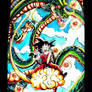 Son Goku and ShengLong Full Illustration!