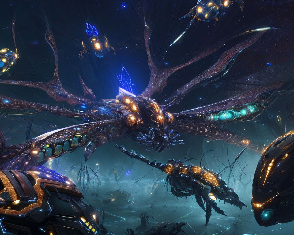 Nanobot Swarm by AISmart on DeviantArt