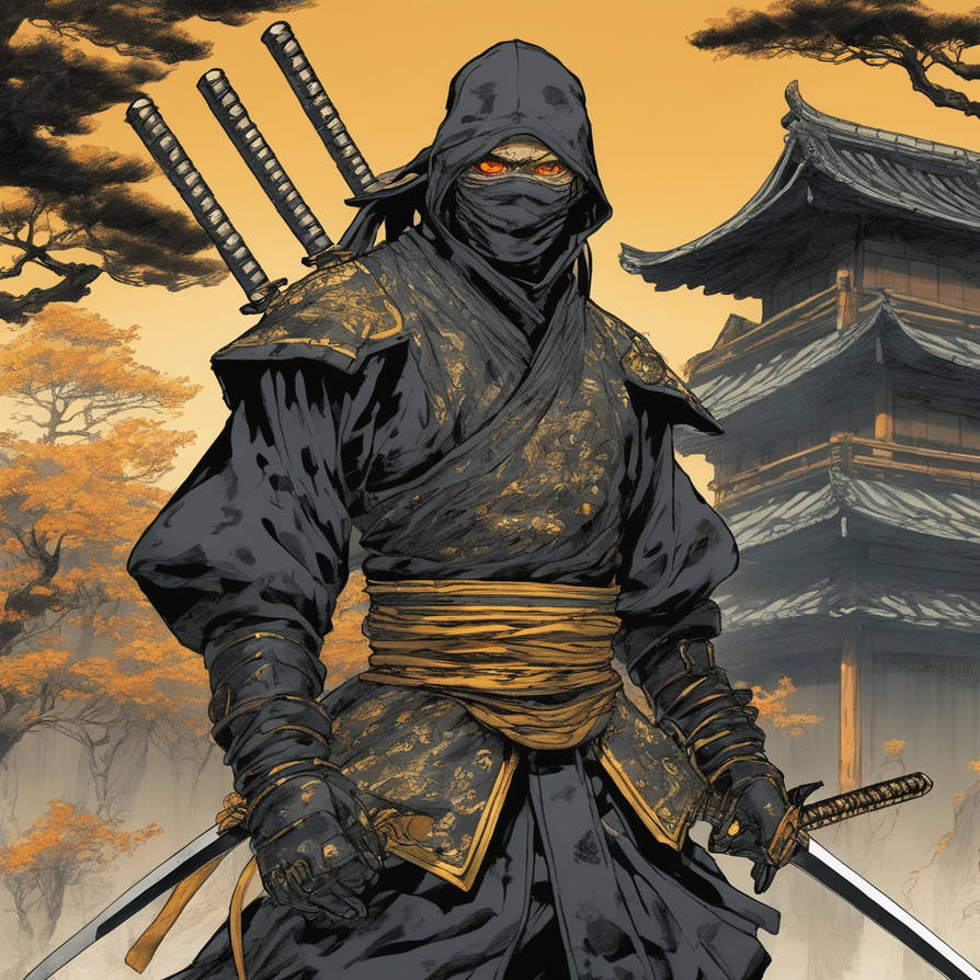 Commission #14 The Nine Blade Ninja by AISmart on DeviantArt