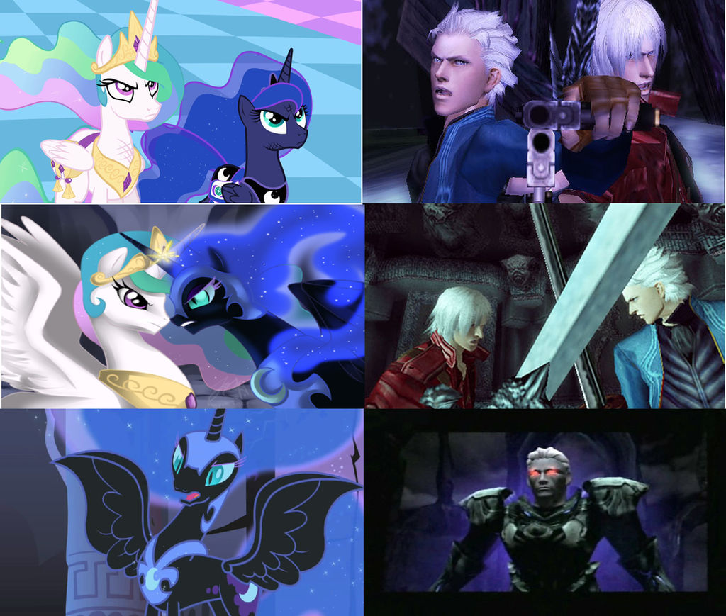 Mlp Comparisons My Little Pony and Devil May Cry:comparisons by brandonale on DeviantArt