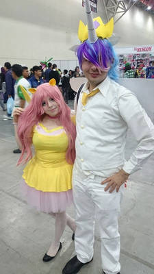 Fluttershy and Prince Solaris Cosplay.