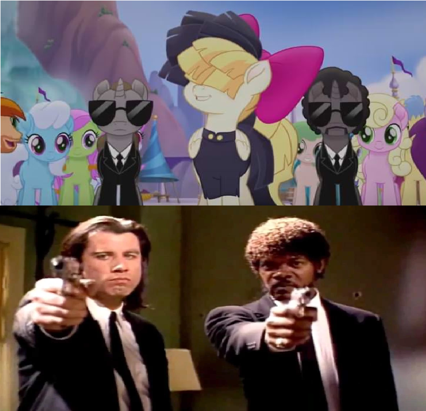 Pulp Ponies Pulp Fiction Reference in My Little Pony The Movie by brandonale on ...