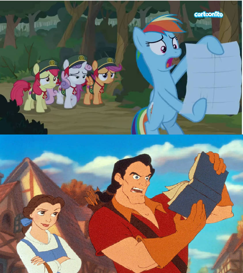 Mlp Comparisons MLP/The Beauty and the Beast Comparison. by brandonale on DeviantArt