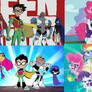 My Little Pony and Teen Titans Comparison