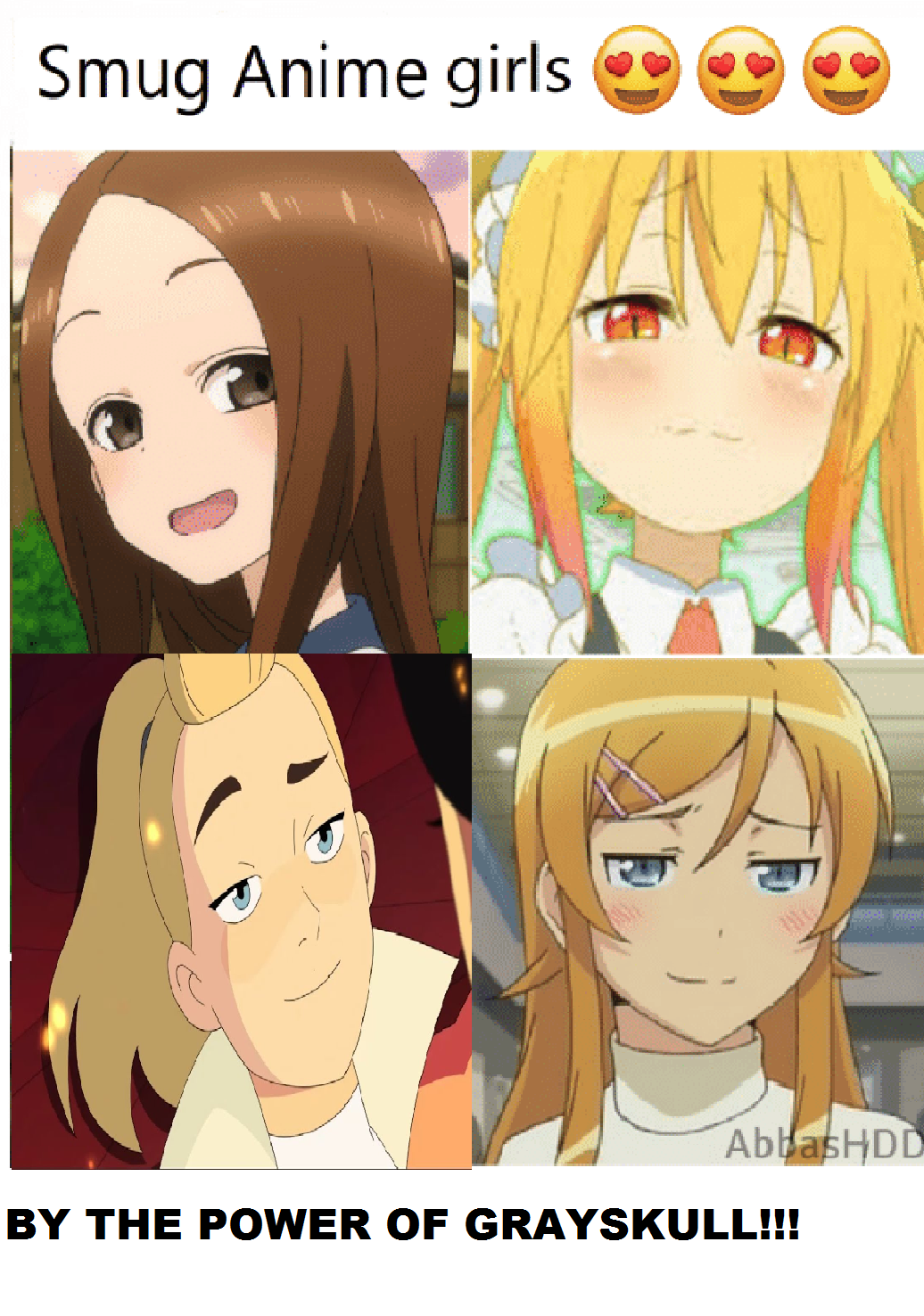 Smug Anime Girls meme 3. by brandonale on DeviantArt