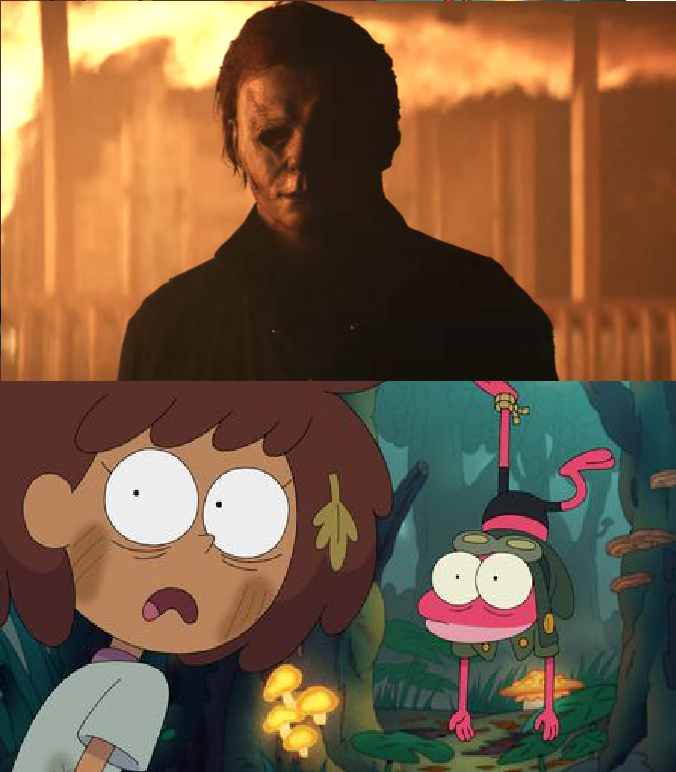 Scared Anne Anne and Spring scared by Michael Myers. by brandonale on DeviantArt
