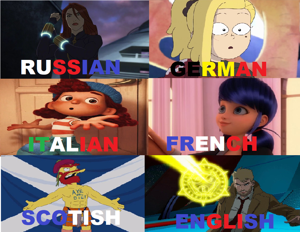 Europeans in TV cartoon shows. by brandonale on DeviantArt Europeans in TV cartoon shows. by brandonale on DeviantArt