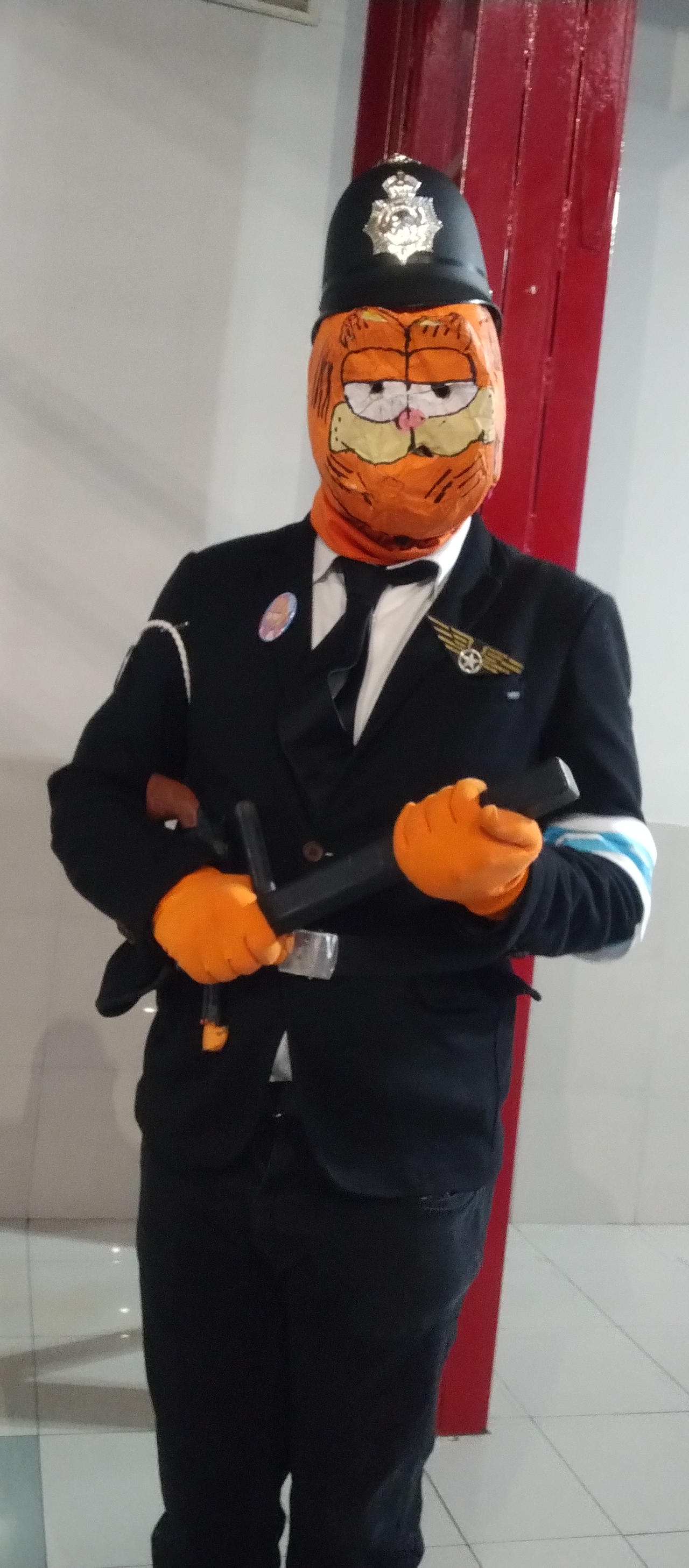 Garfield British police officer Cosplay 01. by brandonale on DeviantArt