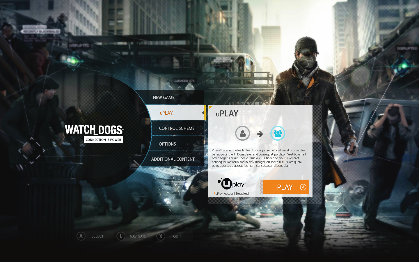Watch Dogs UI Style