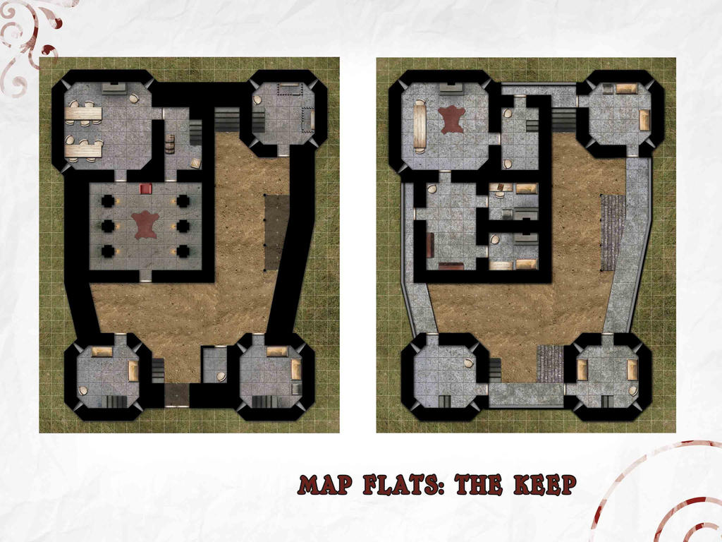 Map Flats: The Keep by Araknophobia on DeviantArt