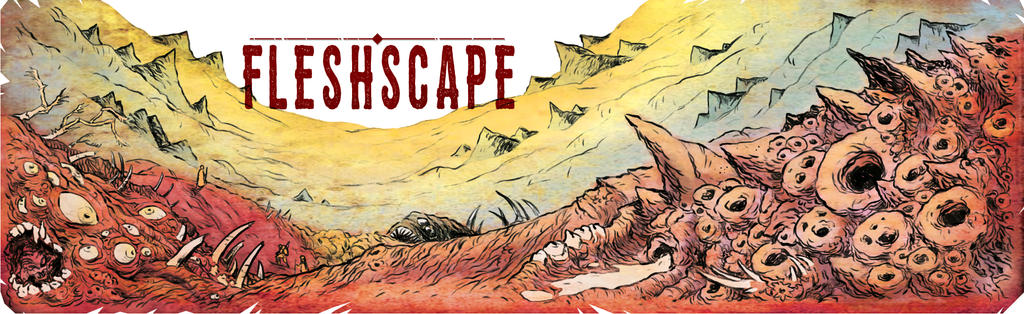 FLESHSCAPE title art