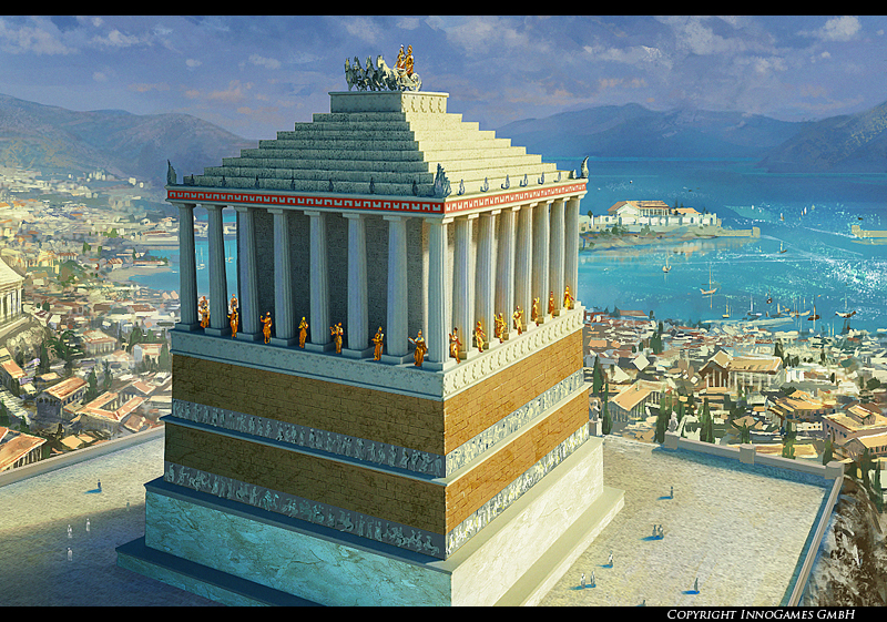 The Mausoleum of Halicarnassus by Andrei-Pervukhin