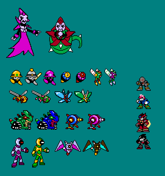 Megaman ZX Adventures NES Sprites