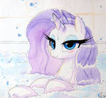 Rarity's Bath by PrettyPinkP0ny