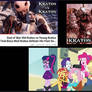 Mlp Equestria Girls react Oldkratos vs YoungKratos