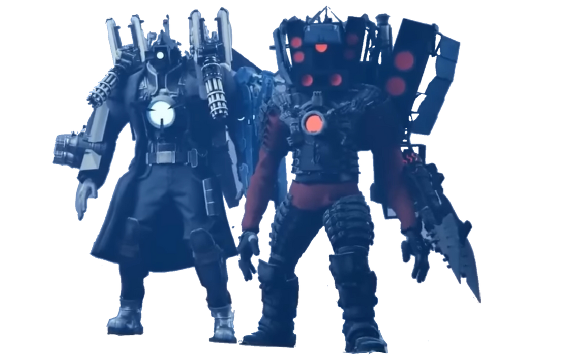 Upgraded Titan Duo's Full Body Transparent PNG by SuperSkibidiToiletTV