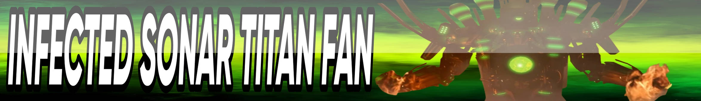Infected Sonar Titan Fan Button Stamp by SuperSkibidiToiletTV on DeviantArt