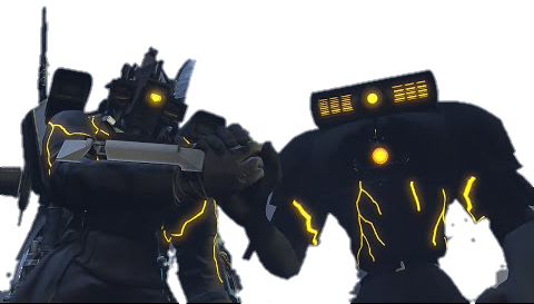 Titan Duo With Titan Projector Man Transparent PNG by ...