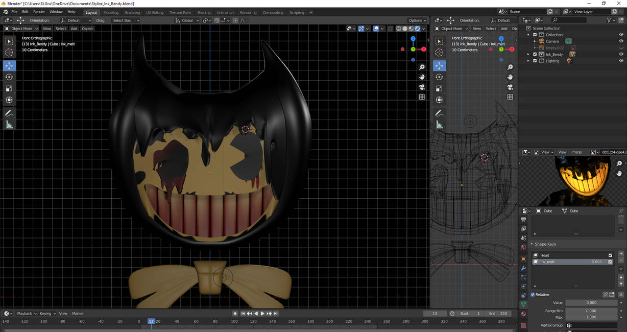 Stylized Ink Bendy W.I.P by FuntimeRbFn42 on DeviantArt