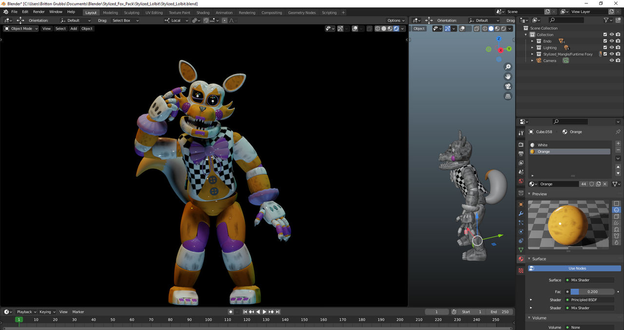 Lolbit First Design Stylized Lolbit Render by AceTheJester on DeviantArt