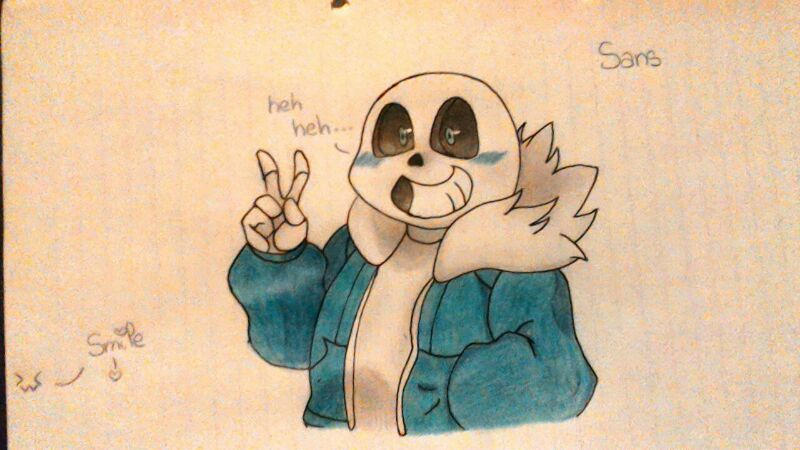 Sans - Smile ! ^^ by Luka-N-Saki on DeviantArt
