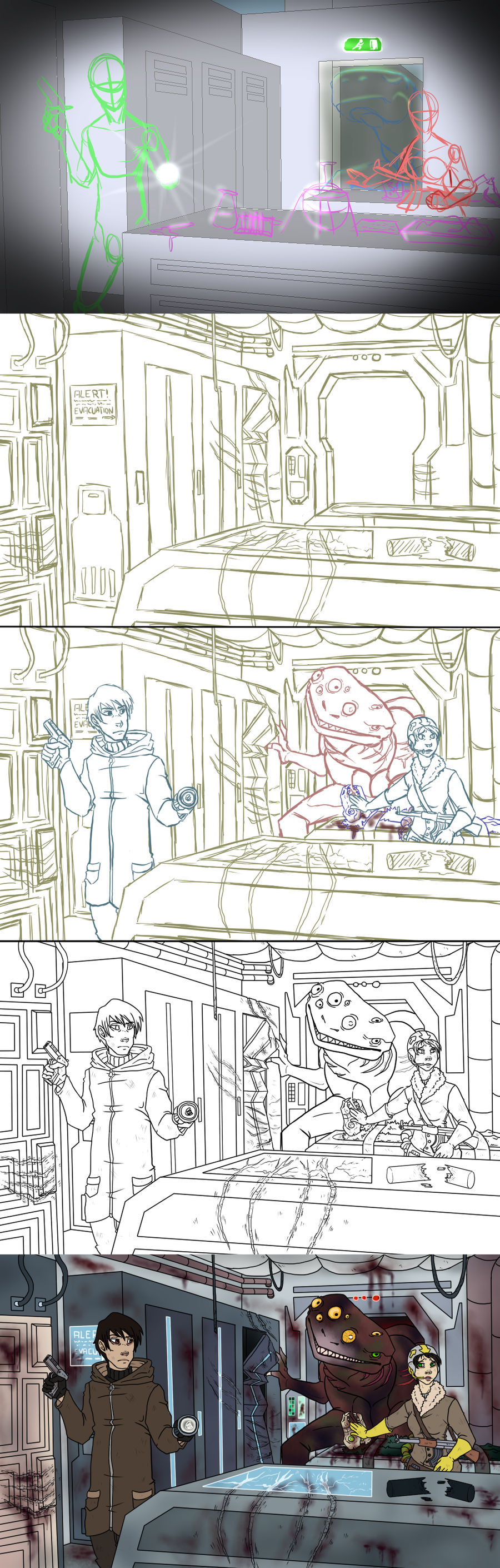 commission_raubvogel_step by step by Eelea