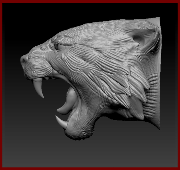 Modelo 3D de Tigre. Download grátis.