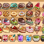 Sweets pixel art