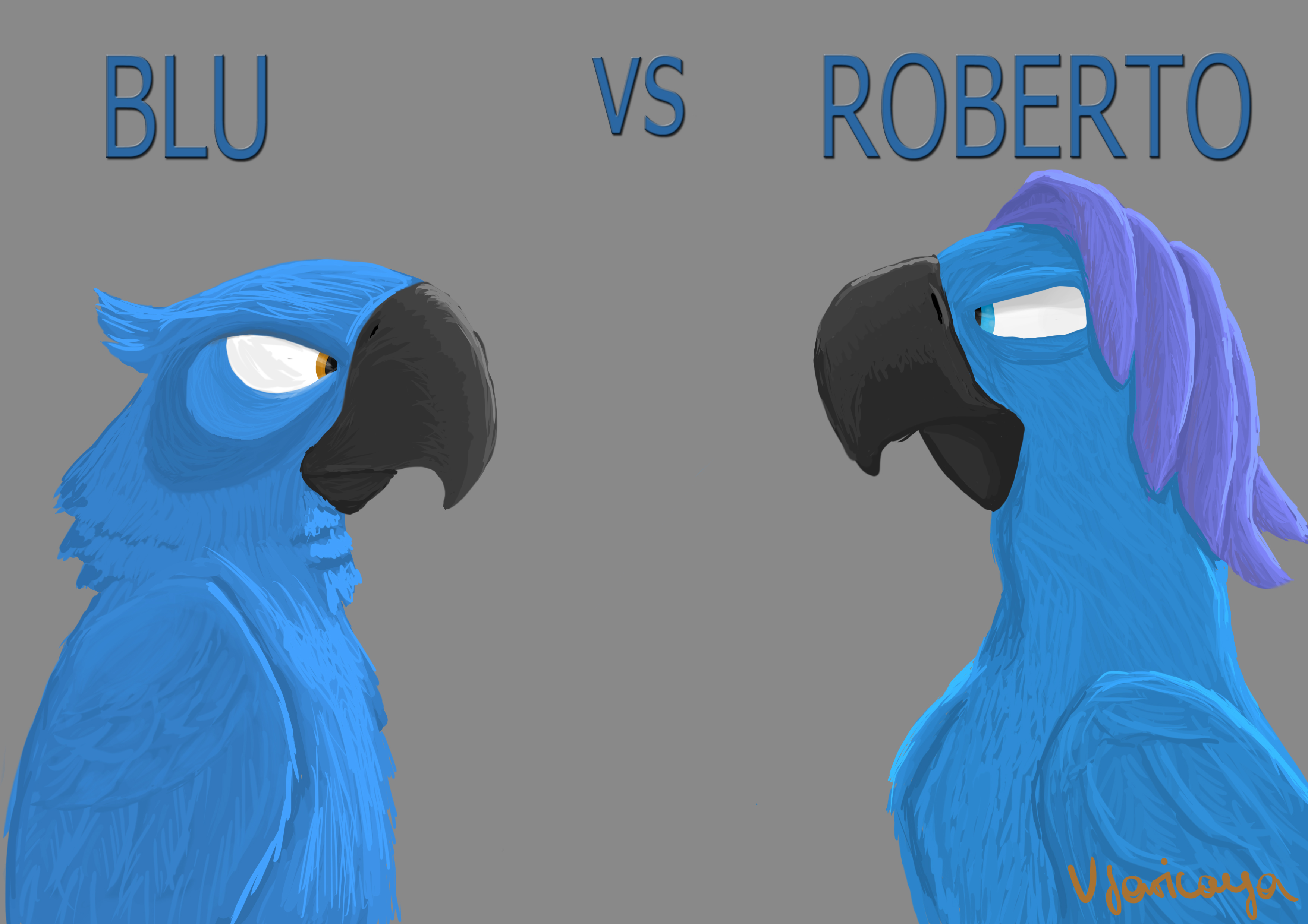 Rio 2 Blu vs Roberto