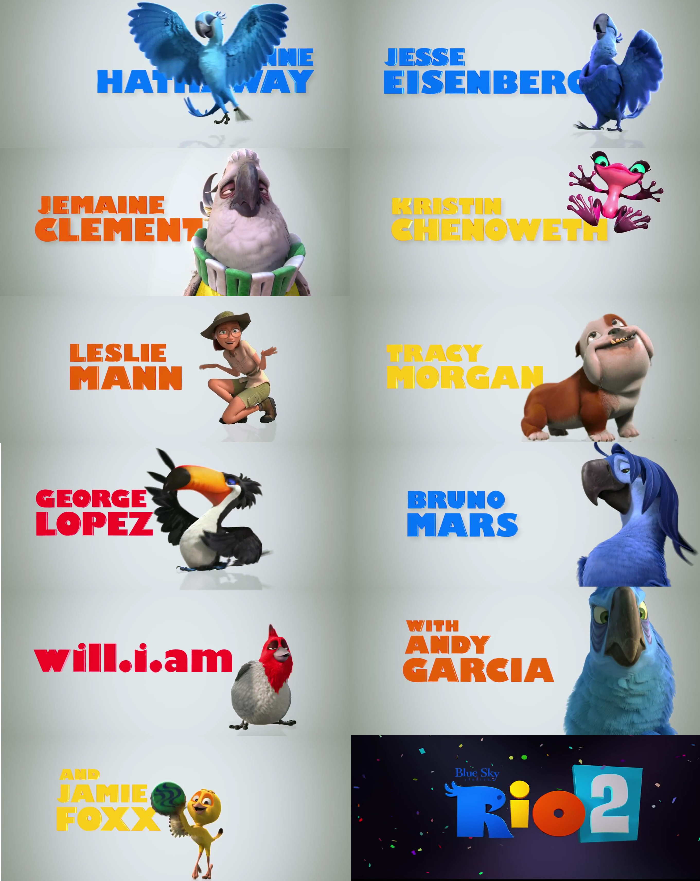 Rio 2 Characters By Palkonibon On Deviantart